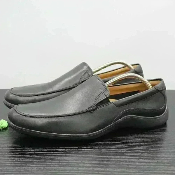 Cole Haan Dalton 2 Gore Black Leather Loafers - Picture 1 of 10